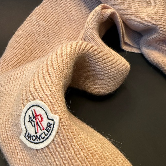Moncler Other - Moncler Tan Rabbit Hair Knit Scarf